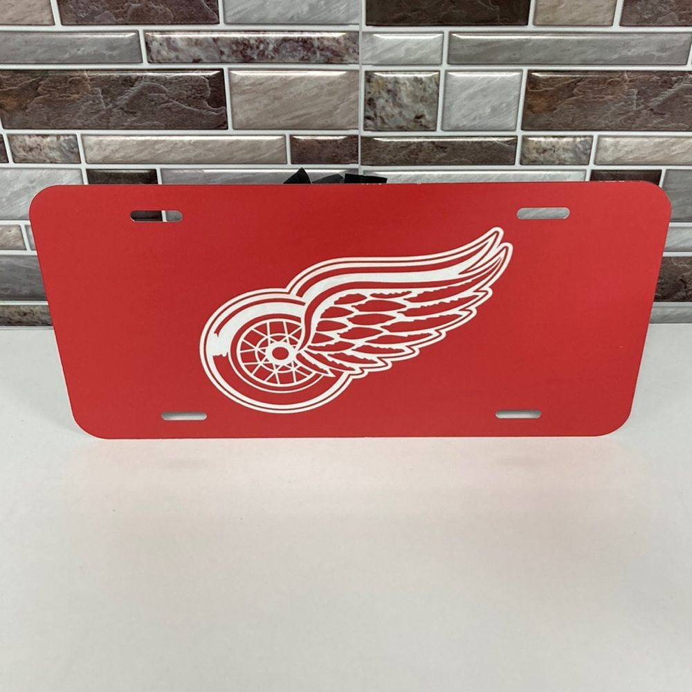 Detroit Redwings License Plate